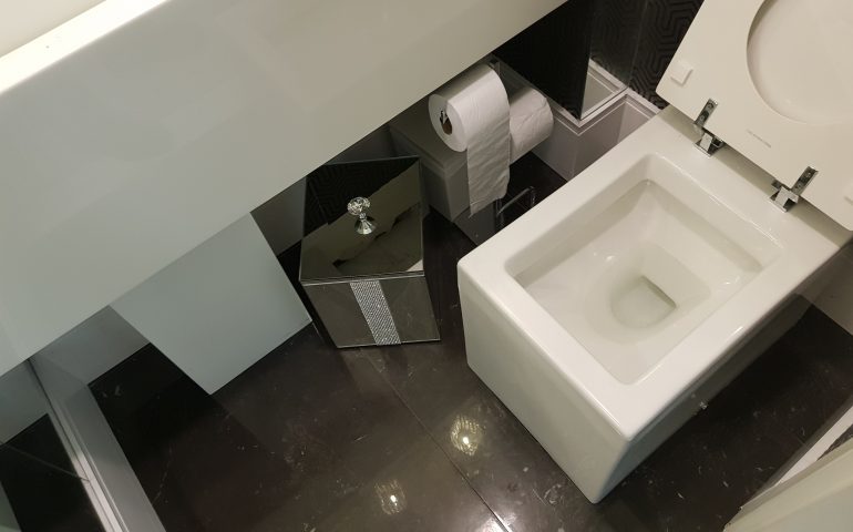 Lixeira espelho prata